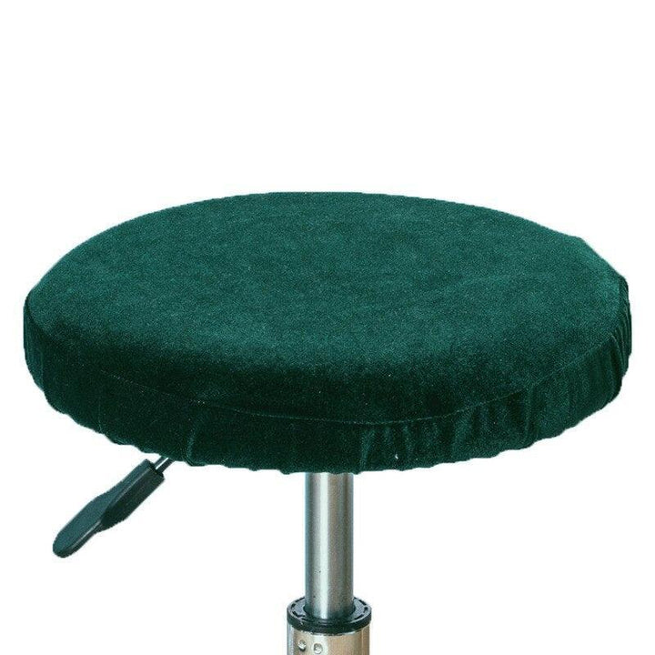 High quality Soft Velvet Chair Cover Bar Stool Covers Elastic seat Cover Chair Protector Solid Color Home Chairs Slipcover - Atelier de la housse