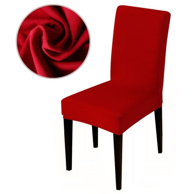 Housse de chaise extensible Lola rouge