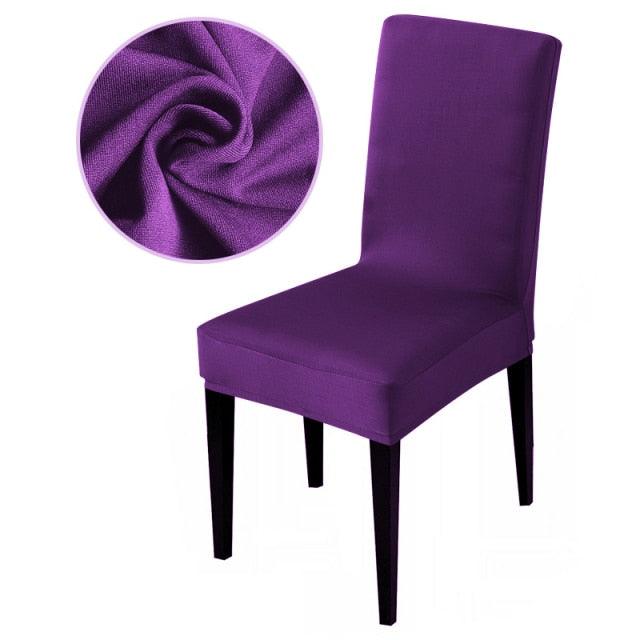 Housse de chaise extensible Lola violet