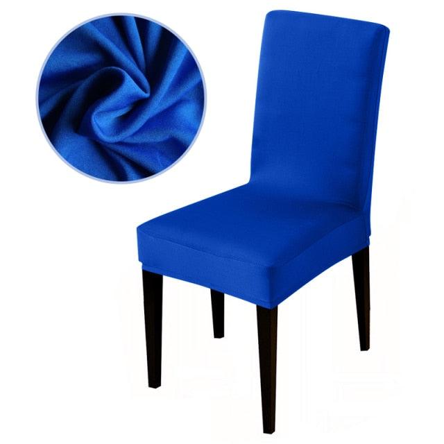 Housse de chaise extensible Lola bleu