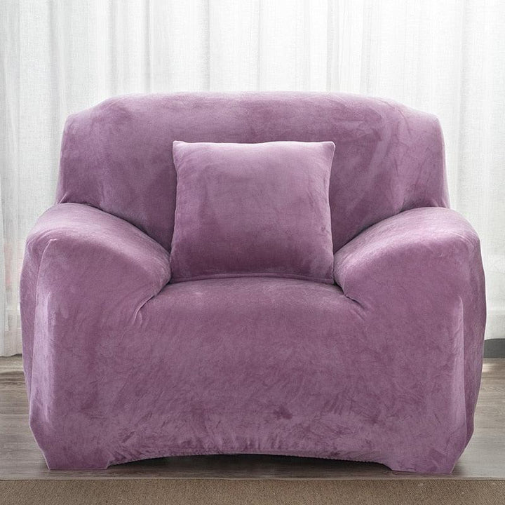 Housse de fauteuil en velours - Rita - Atelier de la housse