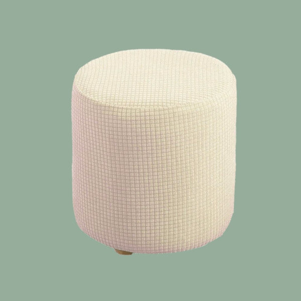 Housse de pouf en jacquard - Coline - Ma housse de chaise