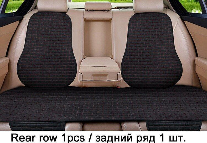 Housse de siège de voiture en lin, coussin en tissu de lin avant et  arrière, tapis de protection respirant – Oz Marketplace